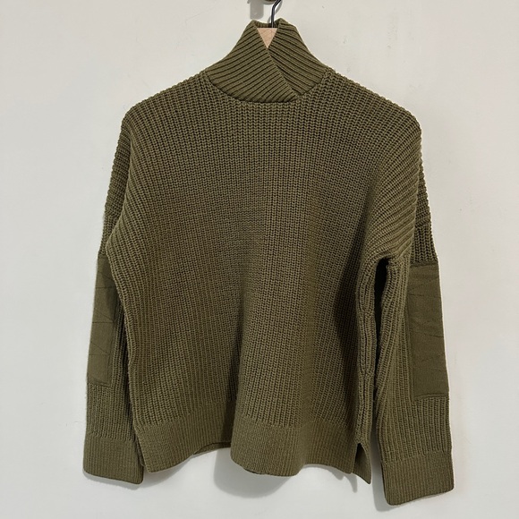 H&M Studio A/W 2014 Wool Ribbed Knit Green Sweater NWOT Size 6 - Picture 5 of 10
